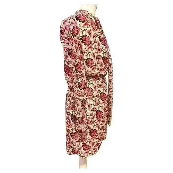 ML Monique Lhuillier Printed Velvet Cocktail Dress Size 4 NWT - Picture 7 of 16